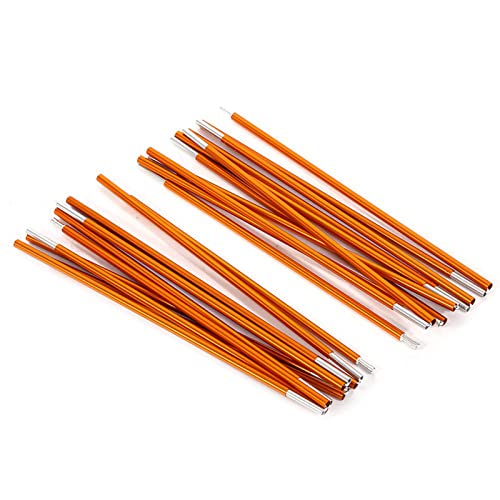 2Pcs Aluminum Alloy Tent Poles | High - Strength & Weather - Proof | 11 - Segment Design for Easy Storage/Camping/Hiking | Gold Color, 3.6m Length 2Pcs Aluminum Alloy Tent Poles | High - Strength & Weather - Proof | 11 - Segment Design for Easy Storage/Camping/Hiking | Gold Color, 3.6m Length von YONGZURA