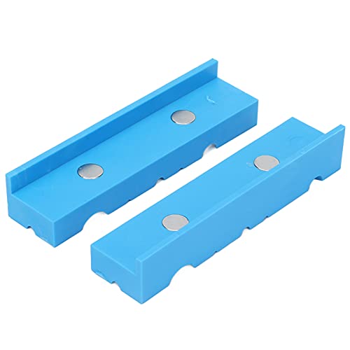 2pcs Vise Jaw Cover mit Attraktionsfunktion 5.5in | ABS Protective Rill Pad zum klemmenden Holz/Metall/Kunststoff | Kompatibel mit Bohrmaschine Press Vice & Schleifwerkzeuge 2pcs Vise Jaw Cover mit Attraktionsfunktion 5.5in | ABS Protective Rill Pad zum klemmenden Holz/Metall/Kunststoff | Kompatibel mit Bohrmaschine Press Vice & Schleifwerkzeuge von YONGZURA