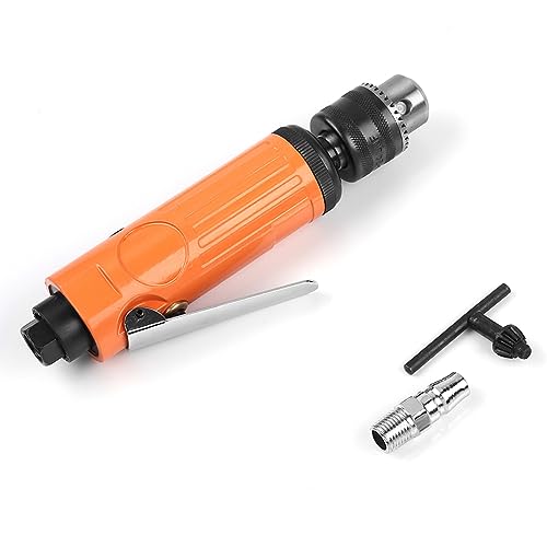 3/8 Pneumatic Drill | KP556 & KP556 - Ein Hochgeschwindigkeits -Pneumatikbohrer | 22000 U/min für Möbel/Maschinen/Hard Reach -Bereiche | Leicht ergonomisches gerader (KP-556 Size) von YONGZURA