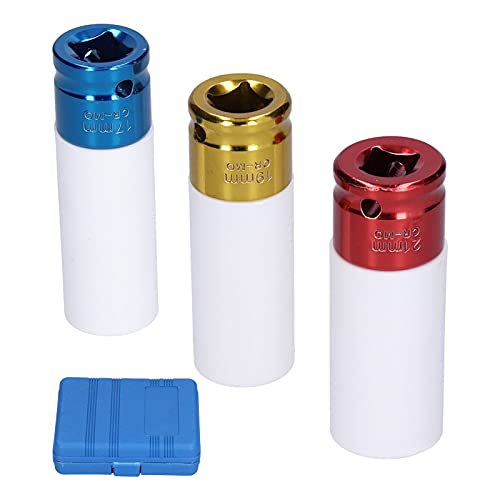 3 Pcs Chrome Alloy Steel Sturdy Socket Set | Pneumatic Tire Protection Sleeves for Car/Motorcycle/Cycle Repair | Scratch - Proof Wheel Guard with Storage Box 3 Pcs Chrome Alloy Steel Sturdy Socket Set | Pneumatic Tire Protection Sleeves for Car/Motorcycle/Cycle Repair | Scratch - Proof Wheel Guard with Storage Box von YONGZURA
