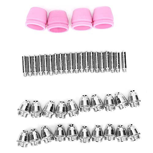 44 PCS Plasmaschneiderdüse & Elektrodenkit | AG - 60 / SG - 55 Ersatzteile | Kupferelektroden/ZR -Tipps | Genauer Plasmaabschnitte von YONGZURA