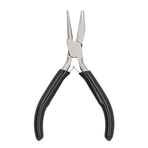 5 Zoll Drahtschleifzange | Halb konkave runde Nase Schmuckwerkzeug | Kohlestahl-Wickelstange für DIY -es -selber/armbänder/ketten | Sicherer Griff, hoch von YONGZURA