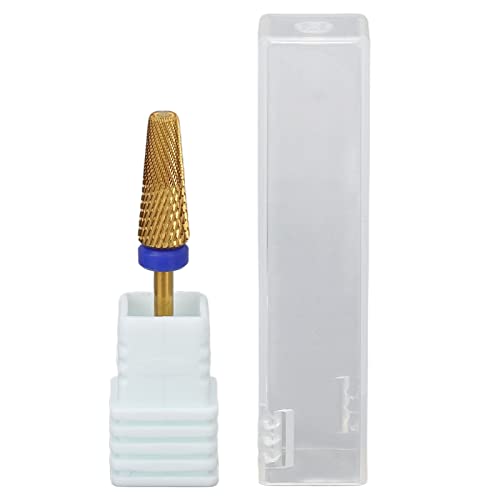 5 in 1 Nail Drill Bits Set | Tungsten Steel Debris Guard Grinding Bits for Acrylic Nails | Replacement Nail Drill Bits for Manicurists/Beginners | with Protective Case von YONGZURA