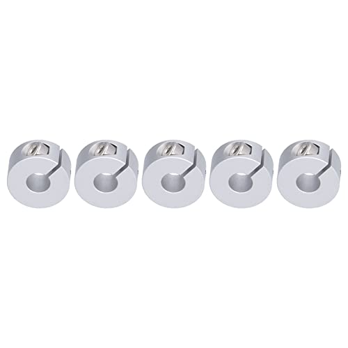 5PCS 4910 Series Aluminum Alloy Shaft Collar | Clamp Style for Robots/Engineering Equipment | Non - Marring Fastening with M4 Screws (6mm & 8mm) (4910-0818-0008) von YONGZURA
