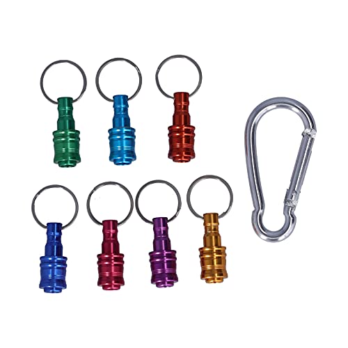 7PCS Keychain -Erweiterungsleiste | 1 / 4in Hex Shank Schnellwechsel Schraubendreher -Bithalter | Abrieb & Oxidation Abgeschirmt Aluminiumlegierung | für hohe Höhe / 7PCS Keychain -Erweiterungsleiste | 1 / 4in Hex Shank Schnellwechsel Schraubendreher -Bithalter | Abrieb & Oxidation Abgeschirmt Aluminiumlegierung | für hohe Höhe / von YONGZURA