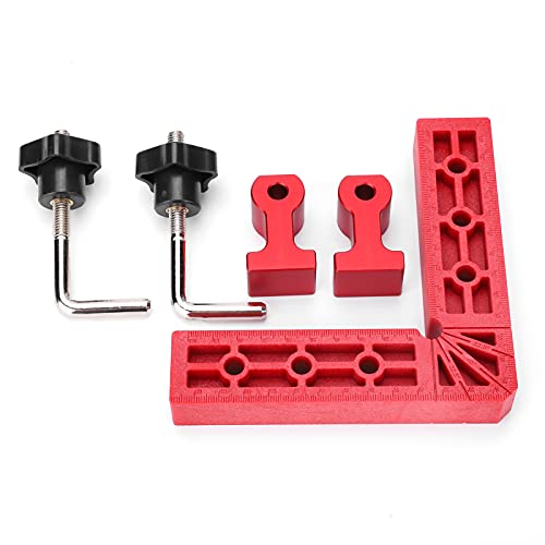 90 Degree Positioning Square | 140x140mm Right Angle Clamp for Woodworking | L - Type Ruler with Scale/Secure - Drop Design | Complete Accessories Included 90 Degree Positioning Square | 140x140mm Right Angle Clamp for Woodworking | L - Type Ruler with Scale/Secure - Drop Design | Complete Accessories Included von YONGZURA