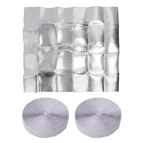 Attic Vent Insulation Cover | PE Aluminum Film Barrier for Particle Guard & Thermal Insulation | Attic Fan Cover for Home / Business | Easy Install, Sturdy (129x95cm) von YONGZURA