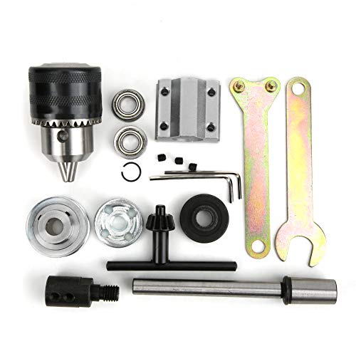 B16 Drill Chuck Unpowered Spindle | M10 Sleeve & XL20 Sync Wheel | DIY Woodworking Accessory for Accurate Drilling/Milling/Lathe | 0.005mm Accuracy B16 Drill Chuck Unpowered Spindle | M10 Sleeve & XL20 Sync Wheel | DIY Woodworking Accessory for Accurate Drilling/Milling/Lathe | 0.005mm Accuracy von YONGZURA