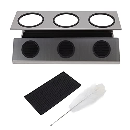 Bottle Drying Rack 304 Stainless Steel | 3 Hole Design for Soda & Water Bottles | Sturdy Kitchen Drain Rack with Silicone Pad/Dishwasher Safe/Space Saver Bottle Drying Rack 304 Stainless Steel | 3 Hole Design for Soda & Water Bottles | Sturdy Kitchen Drain Rack with Silicone Pad/Dishwasher Safe/Space Saver von YONGZURA