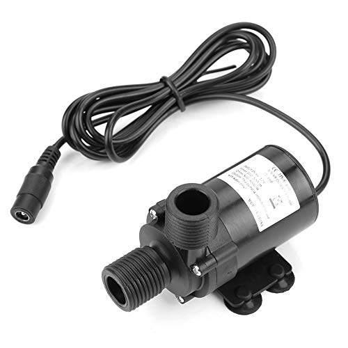 DC bürstenlose Wasserpumpe 12V | Durchflussmenge 650 l/h und 5 m Kopf für Solar-Warmwasserbereiter/Springbrunnen | - 40 ℃ bis 100 ℃ Temperaturbereich, niedriges Rauschen 35dB DC bürstenlose Wasserpumpe 12V | Durchflussmenge 650 l/h und 5 m Kopf für Solar-Warmwasserbereiter/Springbrunnen | - 40 ℃ bis 100 ℃ Temperaturbereich, niedriges Rauschen 35dB von YONGZURA