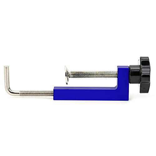 G Clamp 3.5 Inch | 150mm Sturdy Aluminum Alloy Clamp | Adjustable Woodworking Clamp for Fence Installation/Industrial Supplies/Hand Tools | Red or Blue (Blue) von YONGZURA