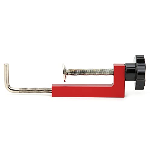 G Clamp 3.5 Inch | 150mm Sturdy Aluminum Alloy Clamp | Adjustable Woodworking Clamp for Fence Installation/Industrial Supplies/Hand Tools | Red or Blue (Red) von YONGZURA