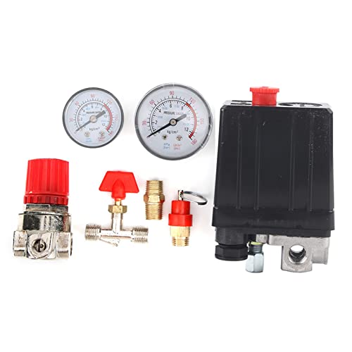 Kompressor-Drucksc halter 4-Loch-Verteiler | 0, 5-0, 8 MPA-Regler mit Messgeräten/Freigabe ventil | Ersatz für Kompressor-Zubehör Kompressor-Drucksc halter 4-Loch-Verteiler | 0, 5-0, 8 MPA-Regler mit Messgeräten/Freigabe ventil | Ersatz für Kompressor-Zubehör von YONGZURA