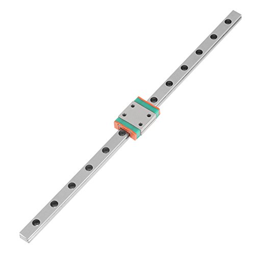 LML7B Linear Guide Rail 200mm 300 mm 500 mm | Verbesserte Genauigkeit Miniatur -Schienenschiene Guide Block | Lineare Stahlschiene für CNC / 3D -Drucker / (200mm) von YONGZURA