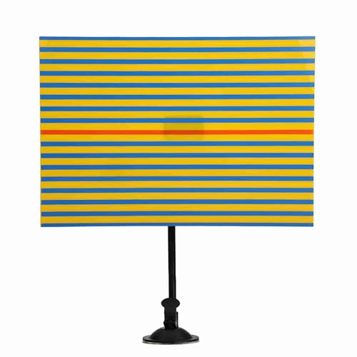 Lackless Dent Reparaturwerkzeug | Yellow & Blue Line Board Reflektor für Hagelschäden/Autotür Dings | Automobil -Dent -Entfernungskit mit Saugnapfbasis von YONGZURA
