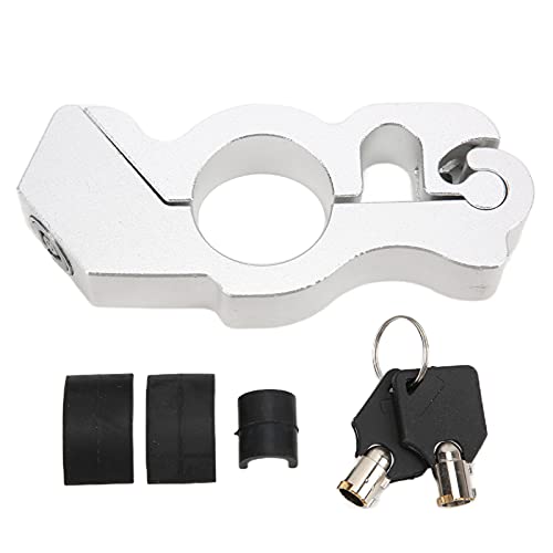 Motorcycle Handlebar Grip Lock | Theft Prevention Protection Universal for Scooters/ATVs/Motorbikes | Built - in Stainless Steel Wire, Sturdy Aluminum von YONGZURA
