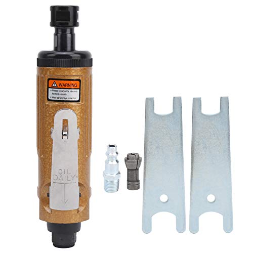 Pneumatische Graviermaschine KP621 | 0,6 mpa Mini Winkel Mühle für Schablonen/Glas/Stein | 0,23 m³ / min Gasstrom, 8cfm | Leichtes und Hochgeschwindigkeitsgravurwerkzeug (US Style) von YONGZURA
