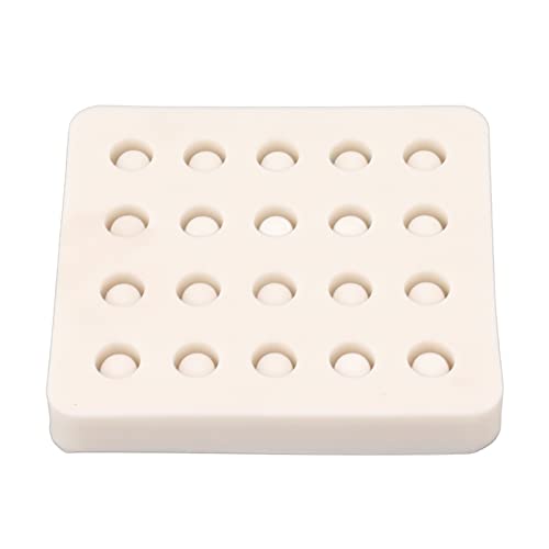 Queen Bee Rearing Silicone Tray 20 Cups | Beeswax Foundation Tray for Beekeeping & Garden | Easy Removal Cell Cups for Queen Bees | Food - Grade Material Queen Bee Rearing Silicone Tray 20 Cups | Beeswax Foundation Tray for Beekeeping & Garden | Easy Removal Cell Cups for Queen Bees | Food - Grade Material von YONGZURA