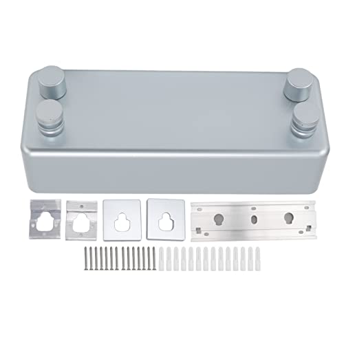 Retractable Clothesline Wall Mounted | 13.8ft Robust Stainless Steel Double Laundry Line | Indoor/Outdoor/Balcony Use | Space Saving Drying Rack for Towels & Bed Sheets (Silver) von YONGZURA