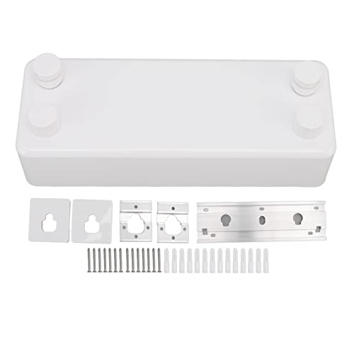 Retractable Clothesline Wall Mounted | 13.8ft Robust Stainless Steel Double Laundry Line | Indoor/Outdoor/Balcony Use | Space Saving Drying Rack for Towels & Bed Sheets (White) von YONGZURA