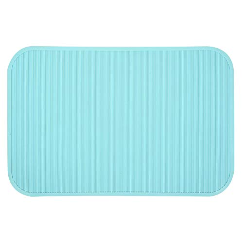 Secure Grip Rubber Mat for Pet Grooming | Water Absorbent & Machine Washable | Secure Grip Mat for Dog Bathing/Training Table/Grooming Station | 22.4x14.9 Inches (Green) von YONGZURA