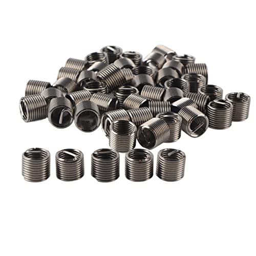 Stainless Steel Thread Inserts M10x1.25 | 50Pcs Male Female Reducing Nut Repair Tool | High - Strength Fastener for Aluminum/Copper/Plastic | Metric & Inch Conversion (1.5D) von YONGZURA