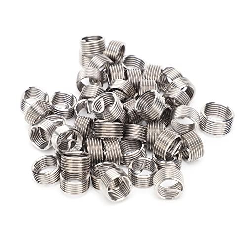 Stainless Steel Thread Inserts M10x1.25 | 50Pcs Male Female Reducing Nut Repair Tool | High - Strength Fastener for Aluminum/Copper/Plastic | Metric & Inch Conversion (1D) von YONGZURA