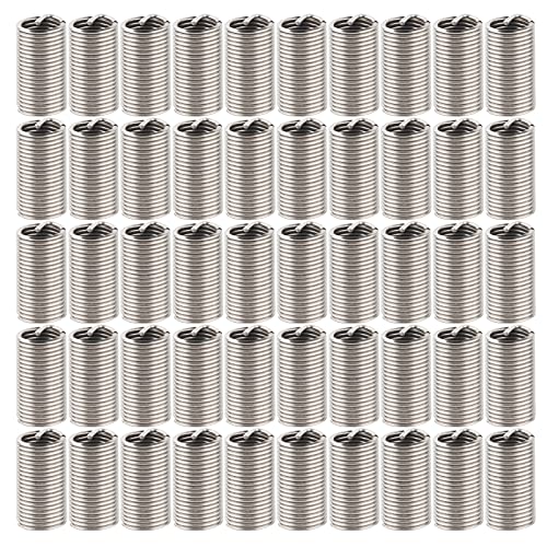 Stainless Steel Thread Inserts M10x1.25 | 50Pcs Male Female Reducing Nut Repair Tool | High - Strength Fastener for Aluminum/Copper/Plastic | Metric & Inch Conversion (3D) von YONGZURA