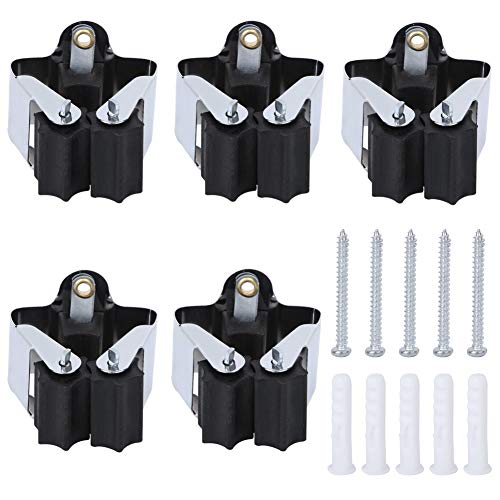 Storage Clip for Mop/Broom/Hanger | Metal + Composite Hardware Tool | Water - Organizer for Kitchen/Bathroom/Garage | 5 Clips + 10 Screws + 10 Plastic Tips Storage Clip for Mop/Broom/Hanger | Metal + Composite Hardware Tool | Water - Organizer for Kitchen/Bathroom/Garage | 5 Clips + 10 Screws + 10 Plastic Tips von YONGZURA