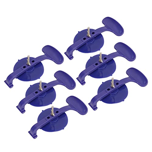 Suction Cup Clamps 6 Pcs | Strong Suction for Windshield Repair/Glass Gluing/Auto Detailing | Non Marking ABS Tool for Car & Home Use von YONGZURA