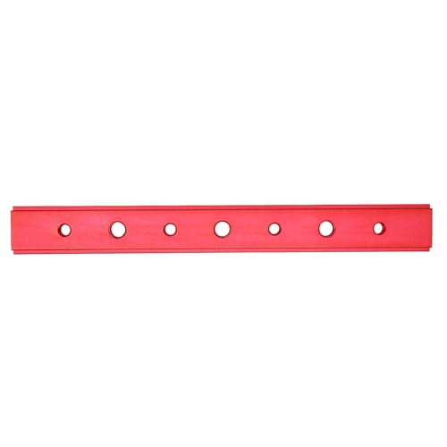 T Slot Miter Track Jig 200mm | Aluminum Alloy T Track Slide Bar for Woodworking | Compatible with Radial Arm Saws/Workbenches | Accurate Cutting Accessory (Red) von YONGZURA