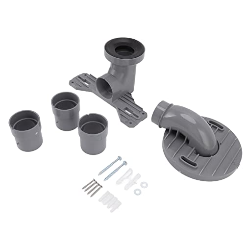 Toilet Flange Extender Kit | 3 Adjustable Sections for 250-400mm Pit Distance | Thickened PP & Rubber Gasket for Leak - Protected Toilet Installation/Replacement/Repair von YONGZURA