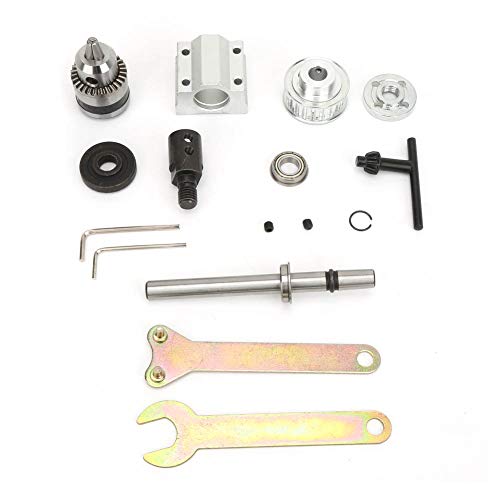 Unpowered Spindle Assembly B10 Drill Chuck M10 Shaft | 0,005 mm Accuracy for DIY Bench Drill/Table Saw/Mill | Steel Build with 4 Inch Wheel Compatibility Unpowered Spindle Assembly B10 Drill Chuck M10 Shaft | 0,005 mm Accuracy for DIY Bench Drill/Table Saw/Mill | Steel Build with 4 Inch Wheel Compatibility von YONGZURA