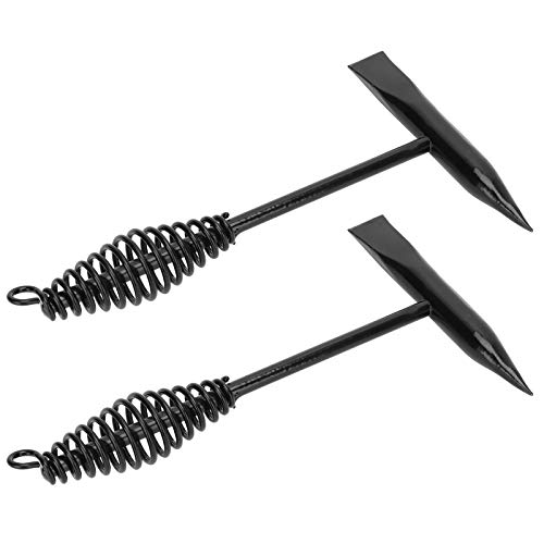 Welding Chipping Hammer 2 Pack | 250mm Spring Handle for Slag & Spatter Removal | Sturdy Welders Tool for Oxidation/Ice/Upkeep | Stainless Steel Construction von YONGZURA