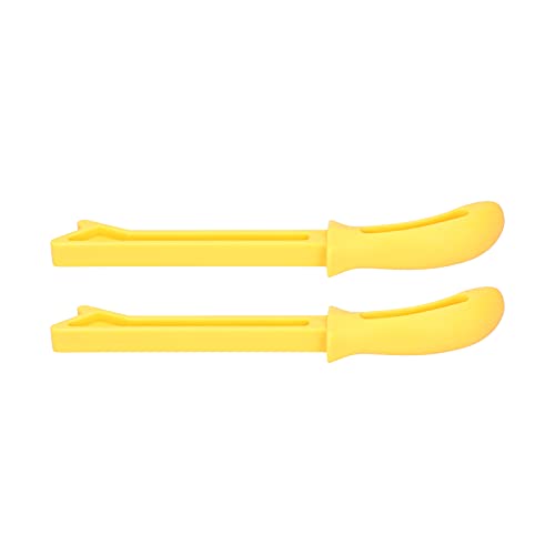 Woodworking Security Push Stick | Ergonomic Handle for Table Saw/Router/Jointer | Resilient Plastic Push Stick for Carpentry Hand Protection | Averts Kickbacks & Finger (2 sold) von YONGZURA