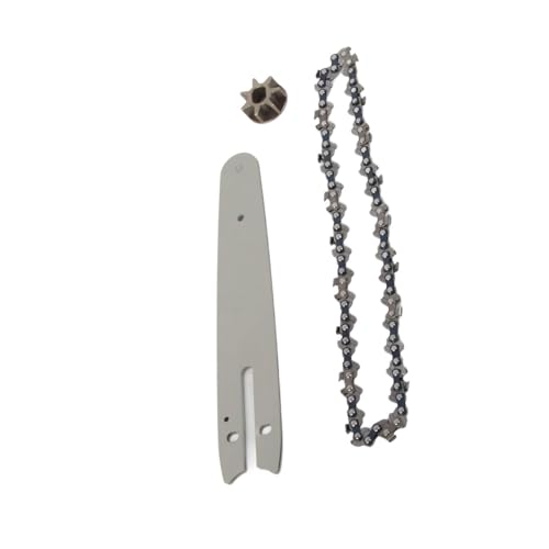 YONGZURA Chainsaw Chain Set | 186mm Guide Plate & 230mm Chain | Steel Sprocket for Mini Electric Chainsaw/Handheld Trimming Saw | Sturdy Replacement Accessories YONGZURA Chainsaw Chain Set | 186mm Guide Plate & 230mm Chain | Steel Sprocket for Mini Electric Chainsaw/Handheld Trimming Saw | Sturdy Replacement Accessories von YONGZURA