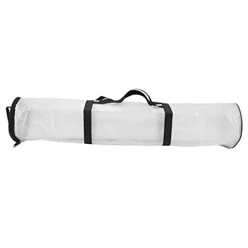 YONGZURA Clear Praping Paper Storage Bag vorhanden wasserdicht versiegelte transparente Reißverschlüsse tragbares Griff Design für Home Office School PVC -Aufbewahrungstasche (Translucent White) von YONGZURA
