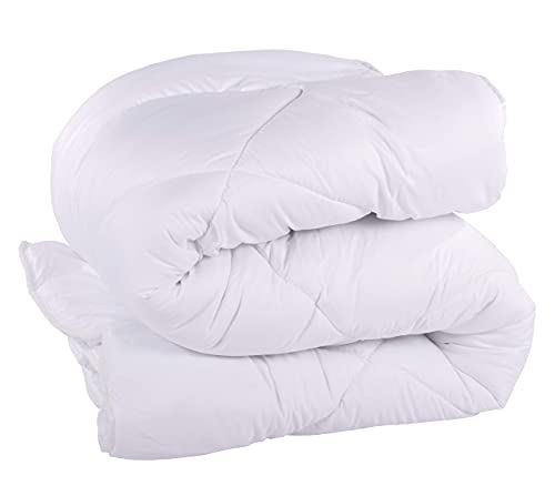 Steppdecke Bettdecke Ganzjahresdecke Winterdecke Warm Leicht Decke für Allergiker weiß aus Mikrofaser (Winterbettdecke, 155 x 200 cm) von Steppdecke