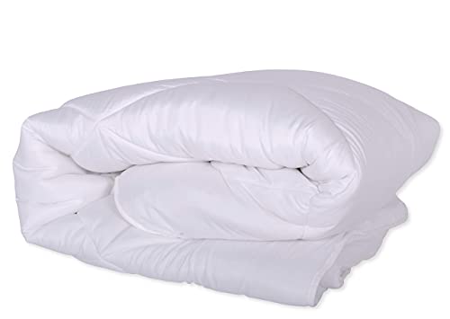Steppdecke Bettdecke Ganzjahresdecke Winterdecke Warm Leicht Decke für Allergiker weiß aus Mikrofaser (Winterbettdecke, 200 x 200 cm) von Steppdecke