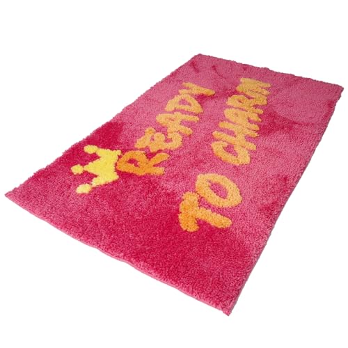 YOOCHUENG Badematte Alphabet Flauschiger und Saugfähiger Badteppich,Rose Badvorleger für Schlafzimmer Eingang Badewannen,rutschfeste Zottelige Teppich Maschine Waschbar YOOCHUENG Badematte Alphabet Flauschiger und Saugfähiger Badteppich,Rose Badvorleger für Schlafzimmer Eingang Badewannen,rutschfeste Zottelige Teppich Maschine Waschbar von YOOCHUENG