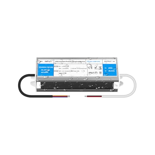 YOODI LED Netzteil 24V 36W 1,5A Transformator IP67 Wasserdicht Trafo AC 230V auf DC 24V Aussenbereich LED Driver Treiber Power Supply Ultra Dünn für Streifen Lampen Strips Light Außen YOODI LED Netzteil 24V 36W 1,5A Transformator IP67 Wasserdicht Trafo AC 230V auf DC 24V Aussenbereich LED Driver Treiber Power Supply Ultra Dünn für Streifen Lampen Strips Light Außen von YOODI