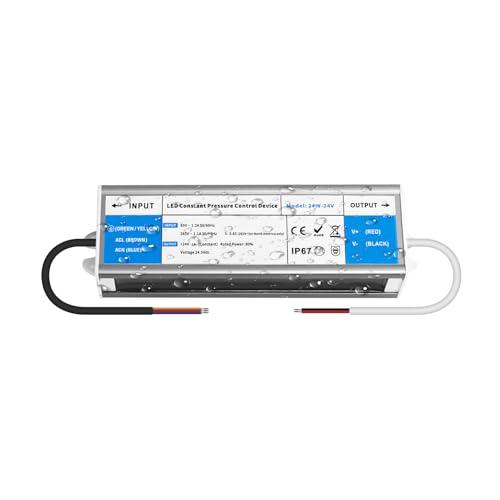 YOODI Netzteil 24V 24W 1A Transformator IP67 Wasserdicht Trafo AC 230V auf DC 24V Aussenbereich LED Driver Treiber Power Supply Ultra Dünn für LED Streifen Lampen Strips Light Beleuchtung YOODI Netzteil 24V 24W 1A Transformator IP67 Wasserdicht Trafo AC 230V auf DC 24V Aussenbereich LED Driver Treiber Power Supply Ultra Dünn für LED Streifen Lampen Strips Light Beleuchtung von YOODI