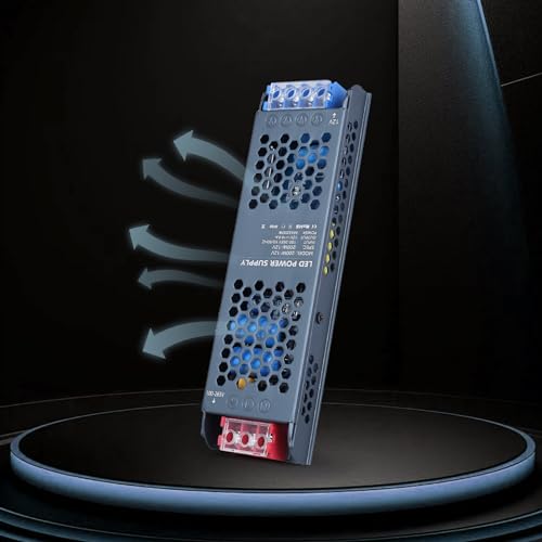 YOODI Trafo 230V Auf 12V, 200W LED Transformator AC 230V Auf DC 12V Netzteil, Schnelle Wärmeableitung, Treiber Schaltnetzteil 16.6A, Konstantspannung Niedervolttrafo Für Lampen YOODI Trafo 230V Auf 12V, 200W LED Transformator AC 230V Auf DC 12V Netzteil, Schnelle Wärmeableitung, Treiber Schaltnetzteil 16.6A, Konstantspannung Niedervolttrafo Für Lampen von YOODI