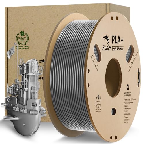 Creality Ender 1,75 mm graues PLA (Pro) 3D-Drucker-Filament – 1 kg Spule (1 kg), Durchmessergenauigkeit +/- 0,03 mm, glattes Druckfilament. von YOOPAI