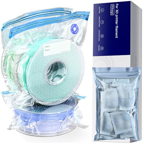 Filament Vakuumbeutel, 30 Filament Aufbewahrung Beutel 34 * 30 cm für Bambulab, Creality 1.75mm 3d Drucker Filament (Pumpe Nicht Enthalten) von YOOPAI