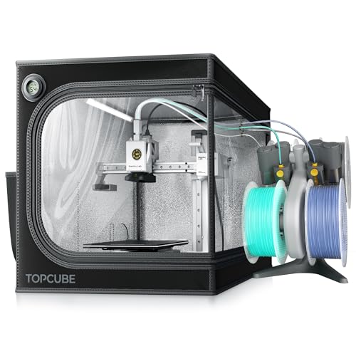 3D Drucker Gehäuse für Bambu Lab a1 Mini, 3D Drucker Abdeckung mit LED Licht, Konstante Temperatur 3D Pinter Enclosure 460x460x550 mm von YOOPAI