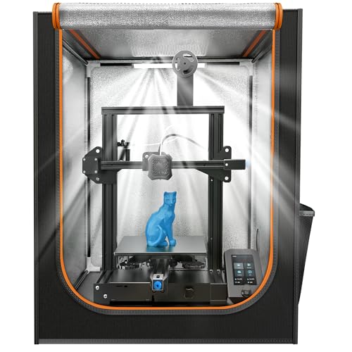 YOOPAI 3D Drucker Gehäuse Abdeckung mit Schlitz für Licht, Konstante Temperatur 3D Pinter Enclosure für Ender 5/Ender 5 Pro/5 Plus/CR-10/10S/10S PRO/10 Mini/CR-X/CR-20/20 Pro, 750*700*900 mm(Ohne LED) YOOPAI 3D Drucker Gehäuse Abdeckung mit Schlitz für Licht, Konstante Temperatur 3D Pinter Enclosure für Ender 5/Ender 5 Pro/5 Plus/CR-10/10S/10S PRO/10 Mini/CR-X/CR-20/20 Pro, 750*700*900 mm(Ohne LED) von YOOPAI