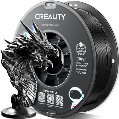 Creality PETG Filament 1.75mm, 1kg Black von YOOPAI