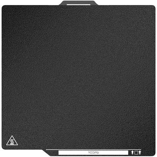 YOOPAI Doppelseitig Texturiert PEI Druckplatte 257x257mm, 3D-Druckerbett für Bambu Lab A1, X1, X1C/P1P/P1S 3D-Drucker von YOOPAI