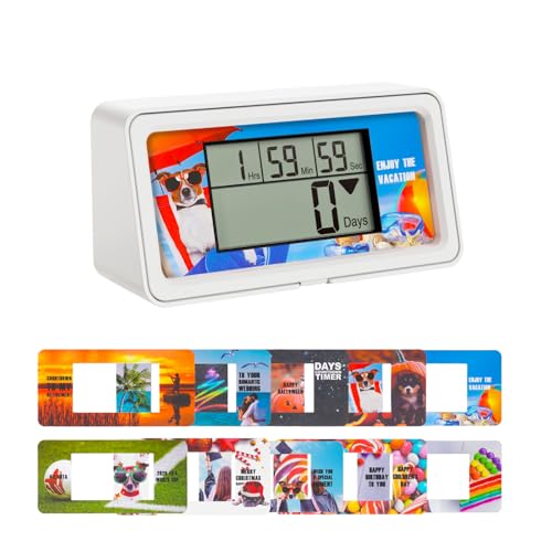 10 Papierkarten-YOOREAL 9999 Tage Digitaler Countdown Tage Timer Countdown mit Hintergrundbeleuchtung Summer Alarm für Ruhestand Urlaub Hochzeit Weihnachten Neues Baby Klassenzimmer Labor Küche Kochen 10 Papierkarten-YOOREAL 9999 Tage Digitaler Countdown Tage Timer Countdown mit Hintergrundbeleuchtung Summer Alarm für Ruhestand Urlaub Hochzeit Weihnachten Neues Baby Klassenzimmer Labor Küche Kochen von YOOREAL